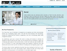 Tablet Screenshot of biopureproducts.com